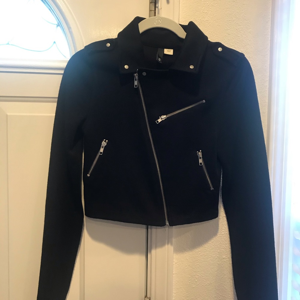 Knit Moto Jacket